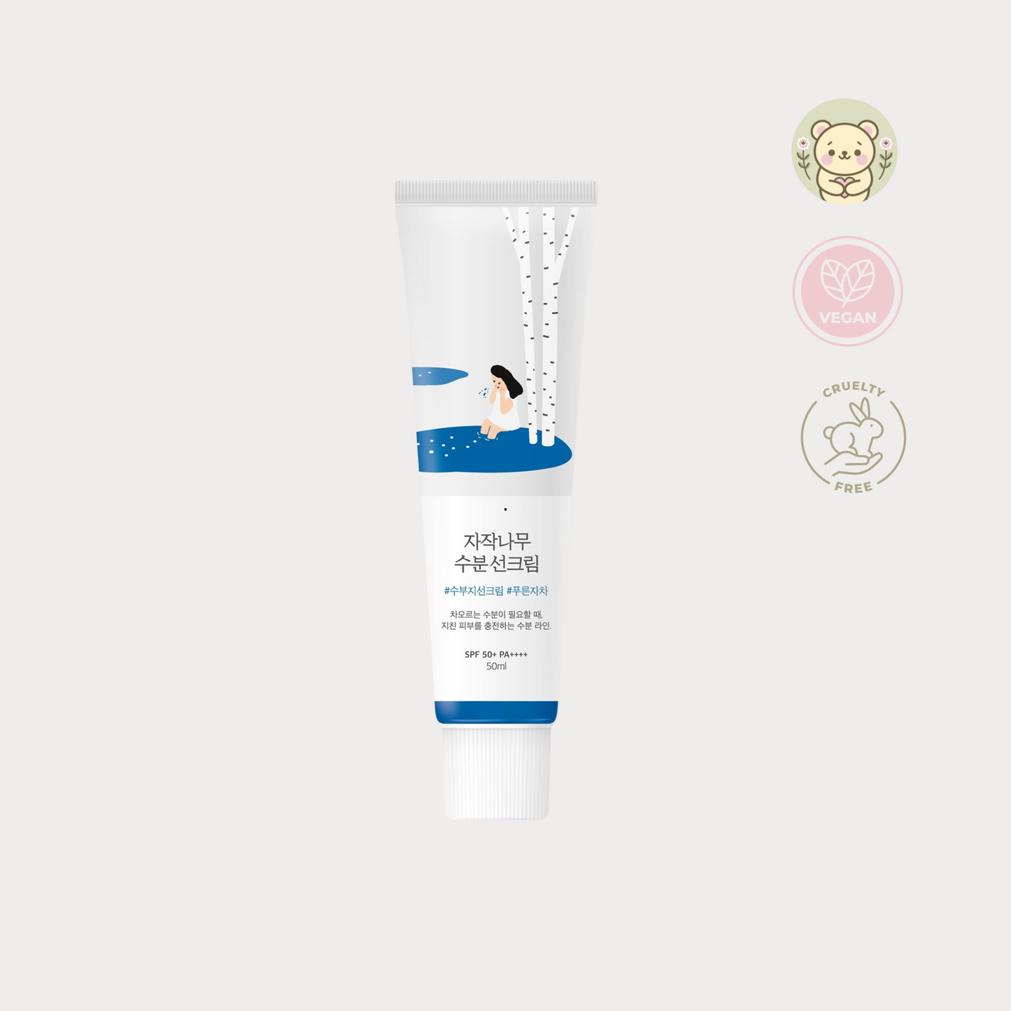 ROUNDLAB - Birch Juice Moisturizing Sun Cream SPF50+ PA++++