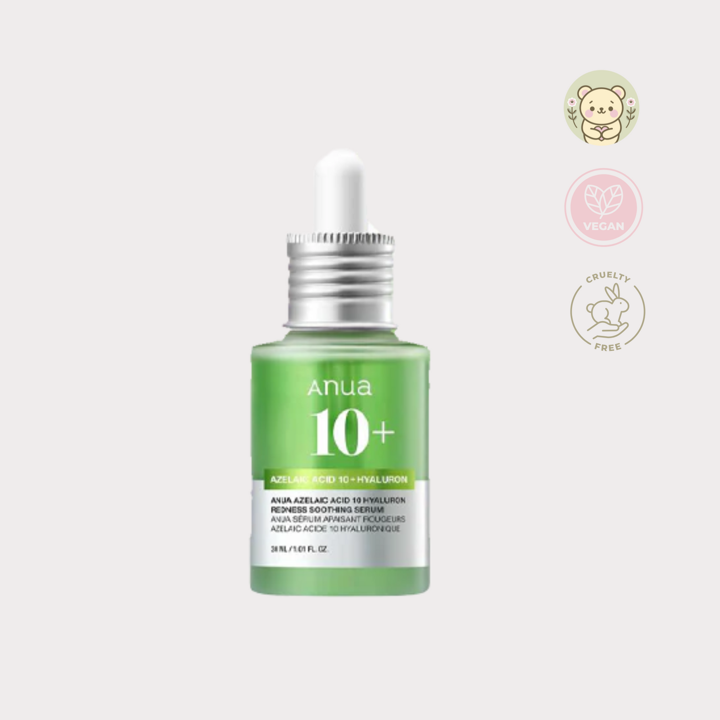 ANUA - Azelaic Acid 10 Hyaluron Redness Soothing Serum